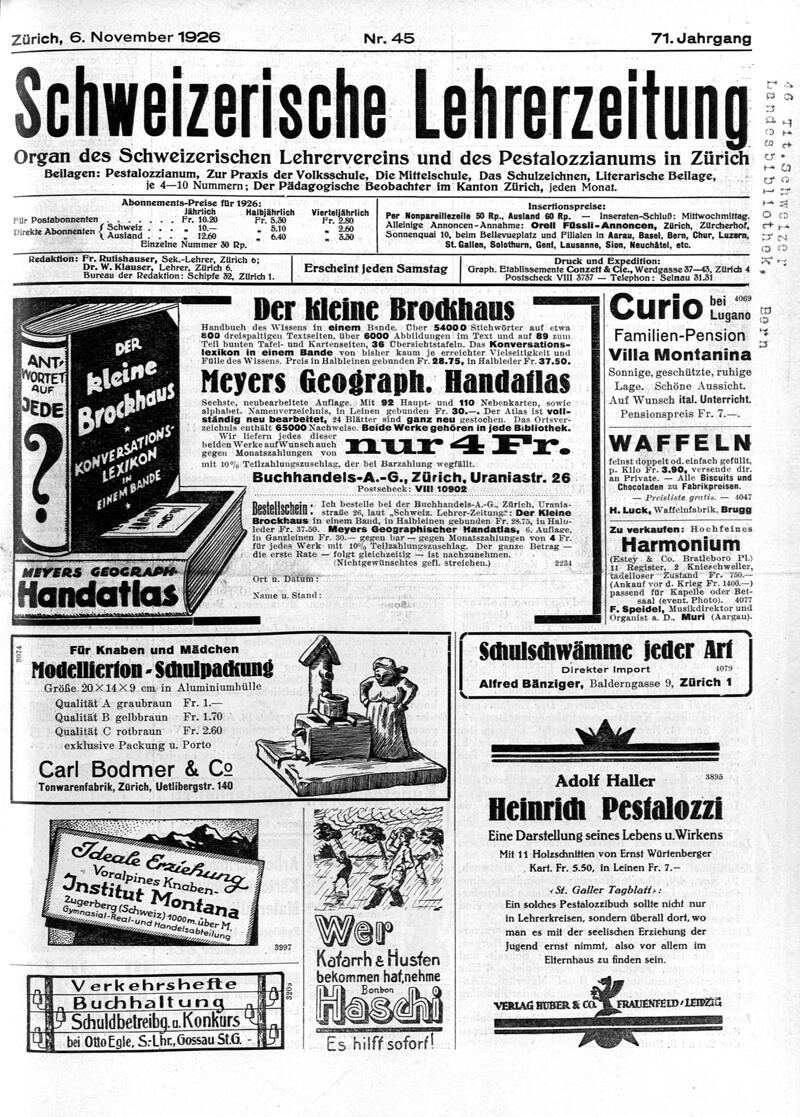 Buchumschlag - Heft 45