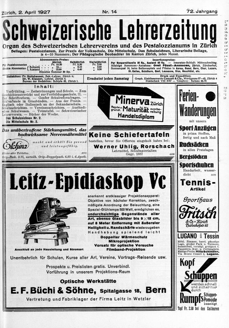 Buchumschlag - Heft 14