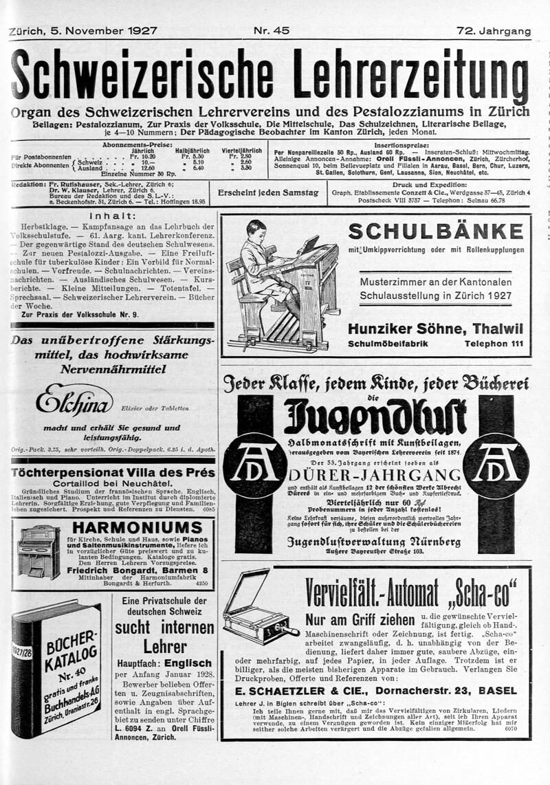 Buchumschlag - Heft 45