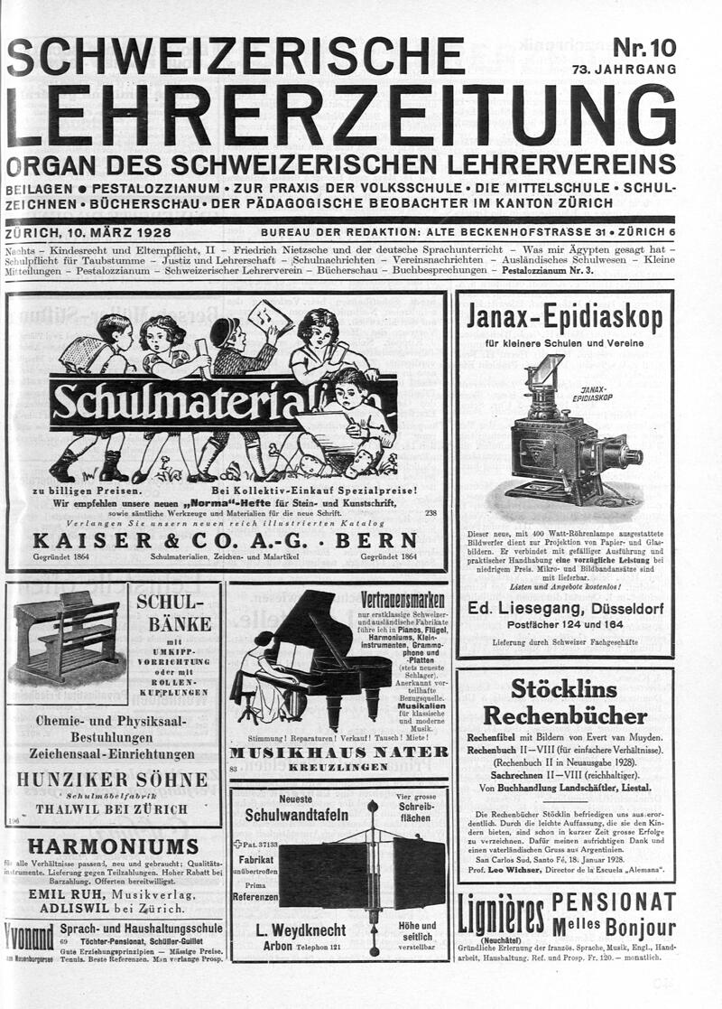 Buchumschlag - Heft 10