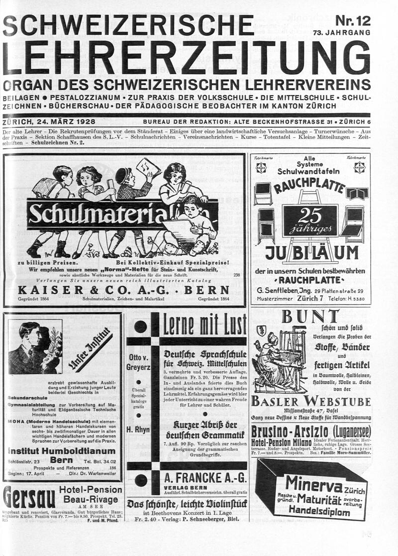 Buchumschlag - Heft 12