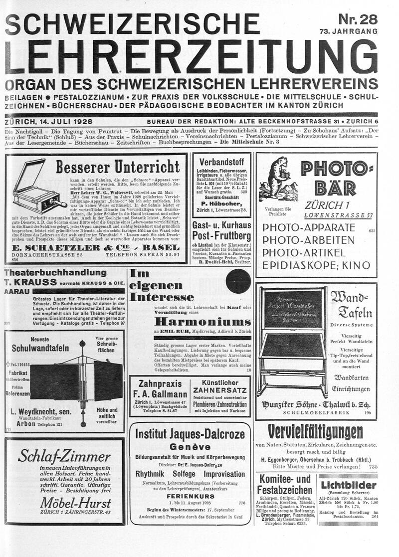 Buchumschlag - Heft 28