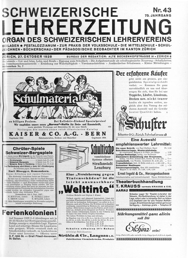 Buchumschlag - Heft 43