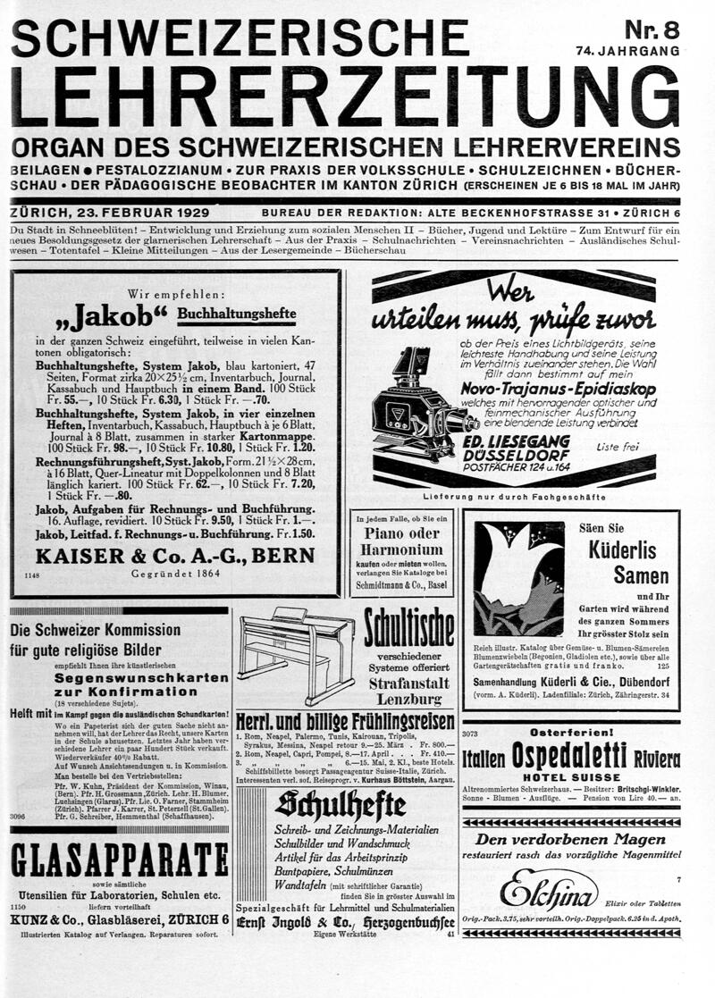 Buchumschlag - Heft 8