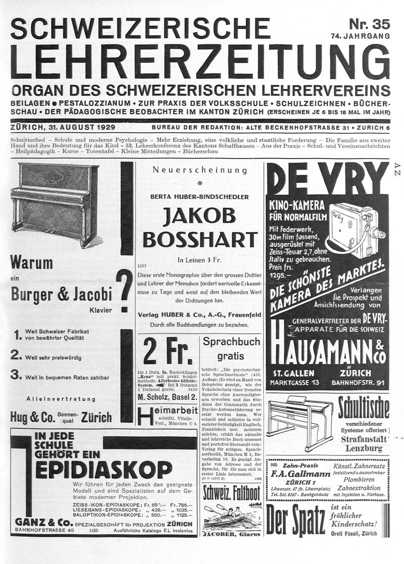 Buchumschlag - Heft 35