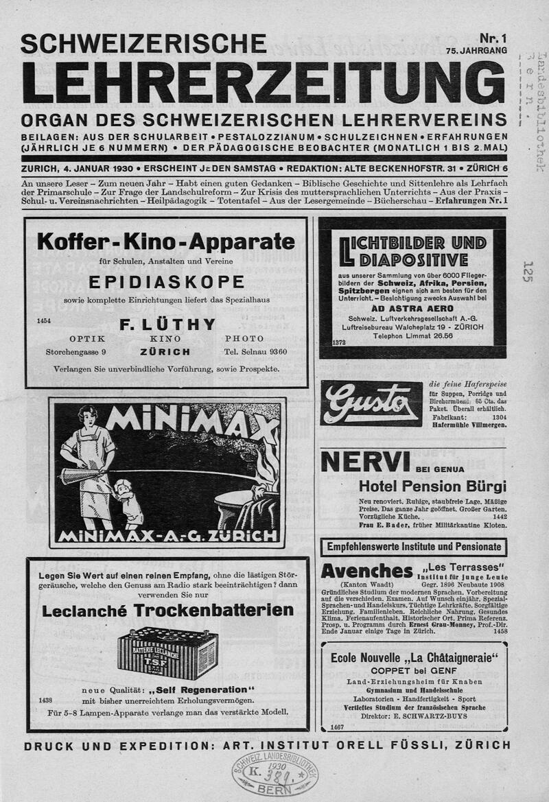 Buchumschlag - Heft 1