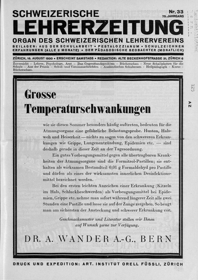 Buchumschlag - Heft 33