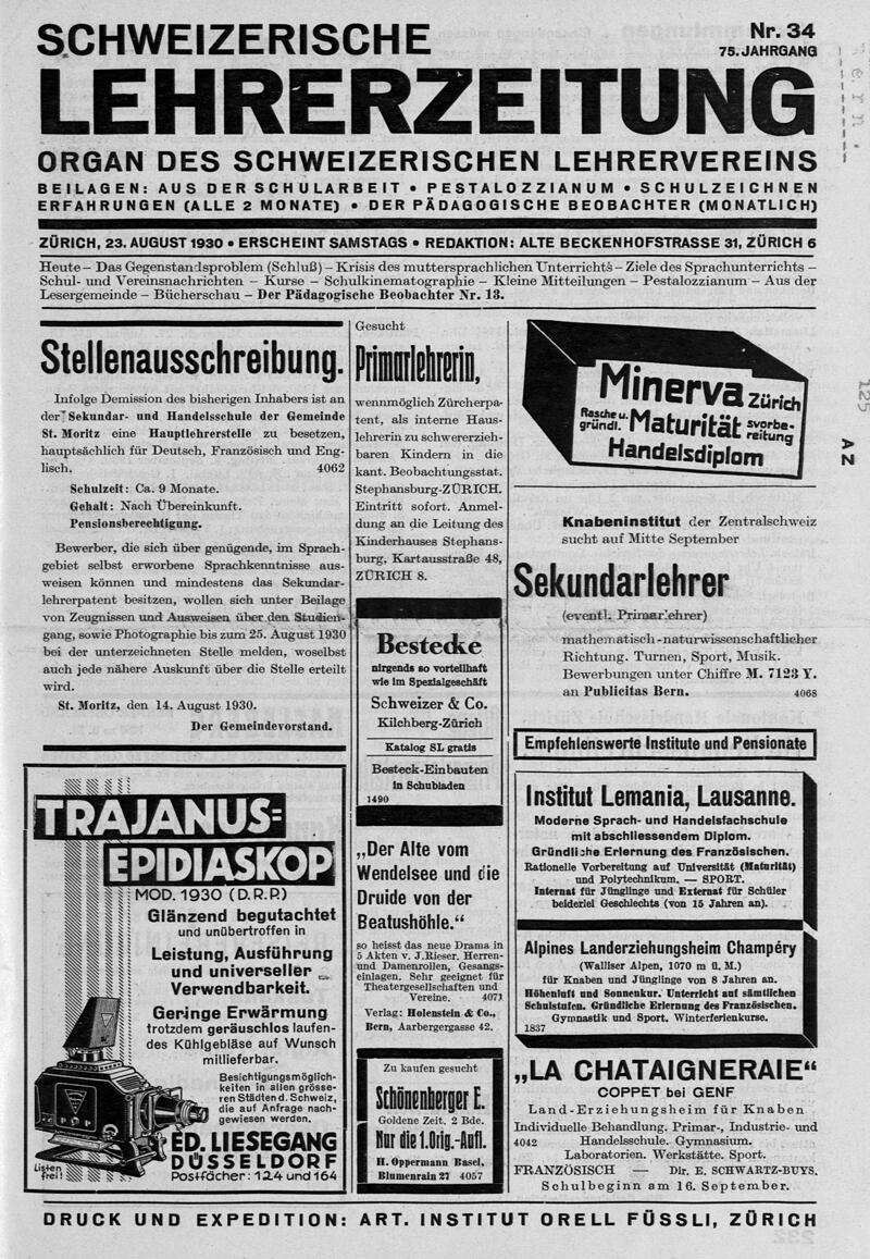 Buchumschlag - Heft 34