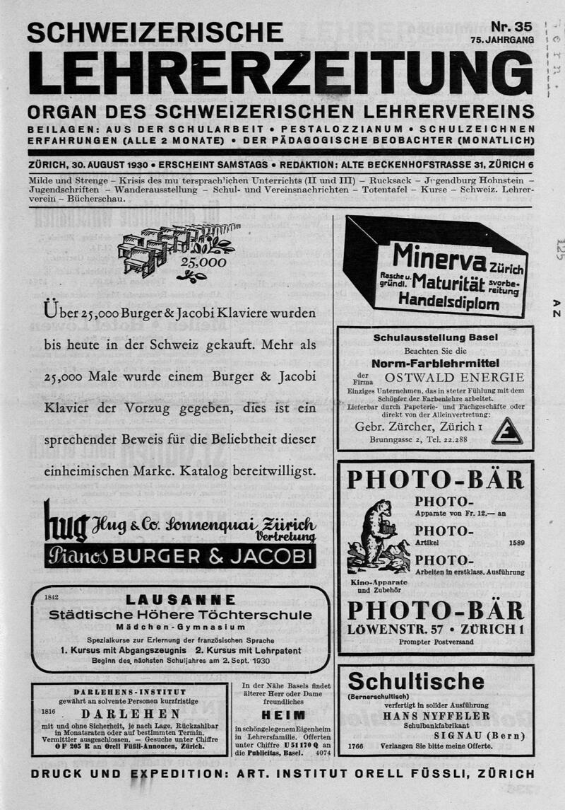 Buchumschlag - Heft 35