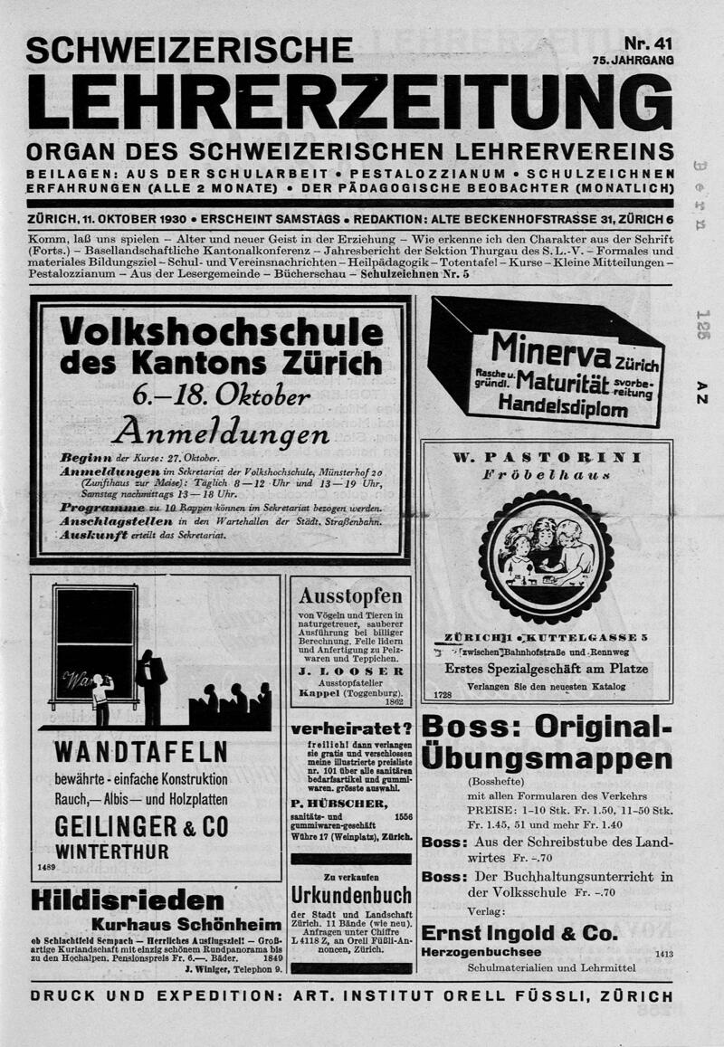 Buchumschlag - Heft 41