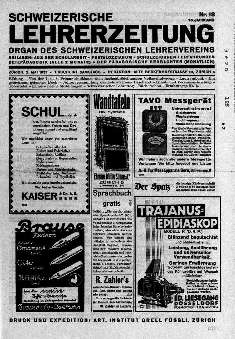 Buchumschlag - Heft 18