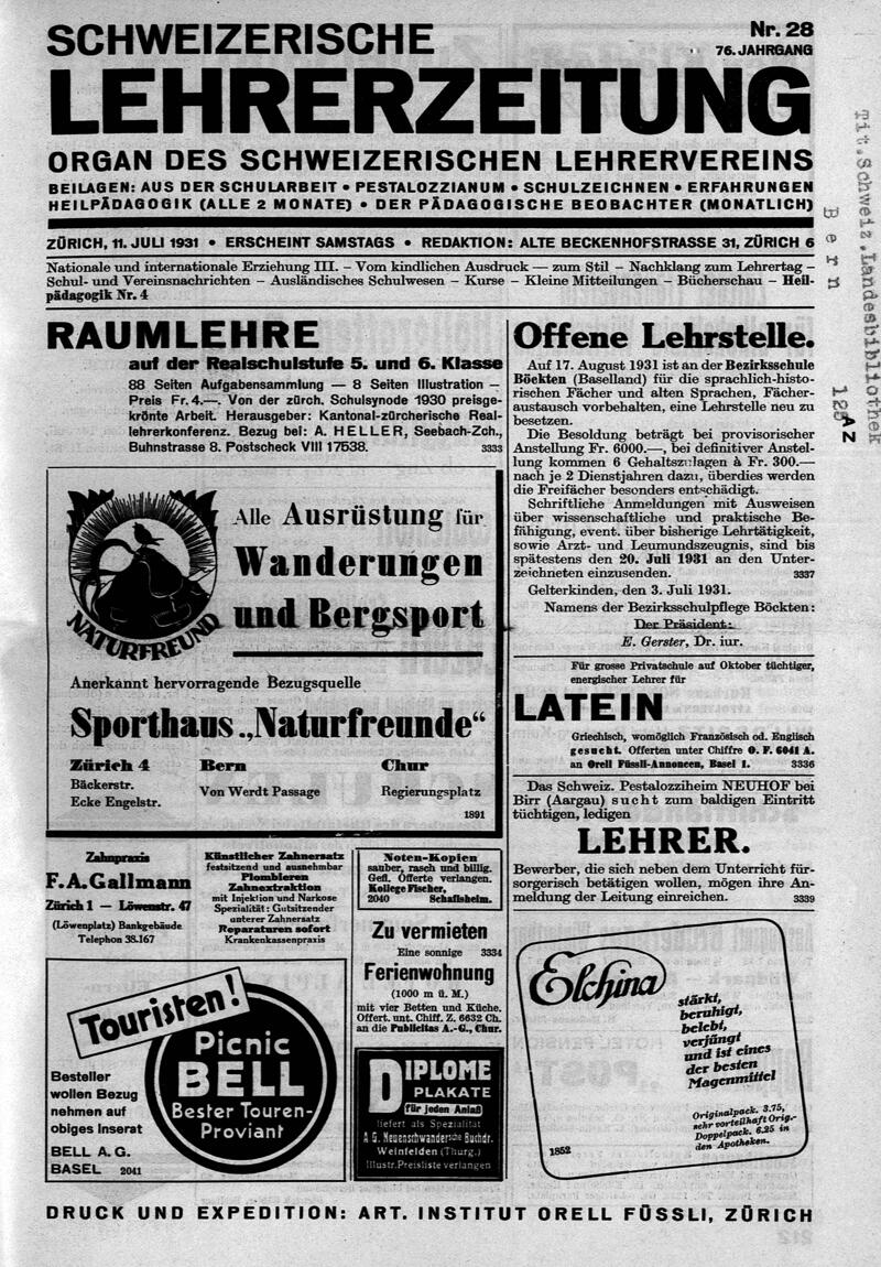 Buchumschlag - Heft 28