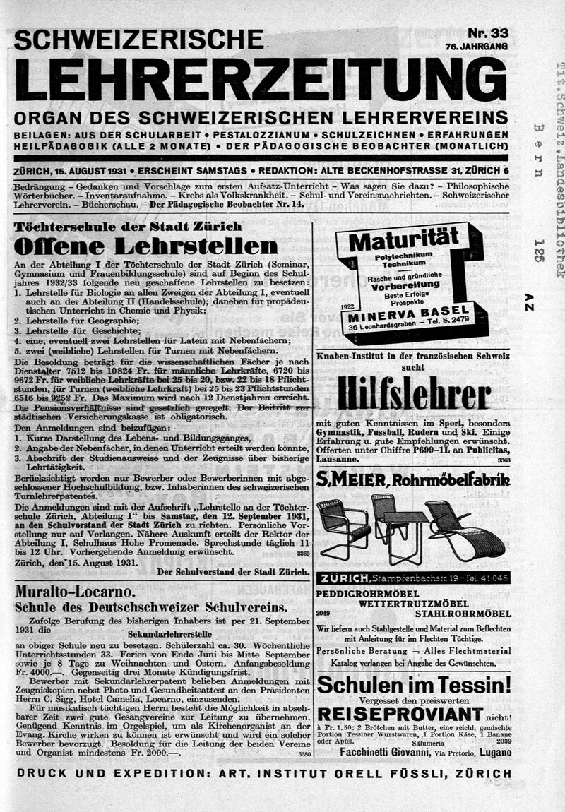 Buchumschlag - Heft 33