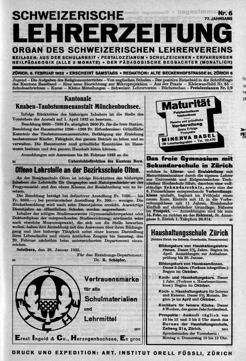 Buchumschlag - Heft 6