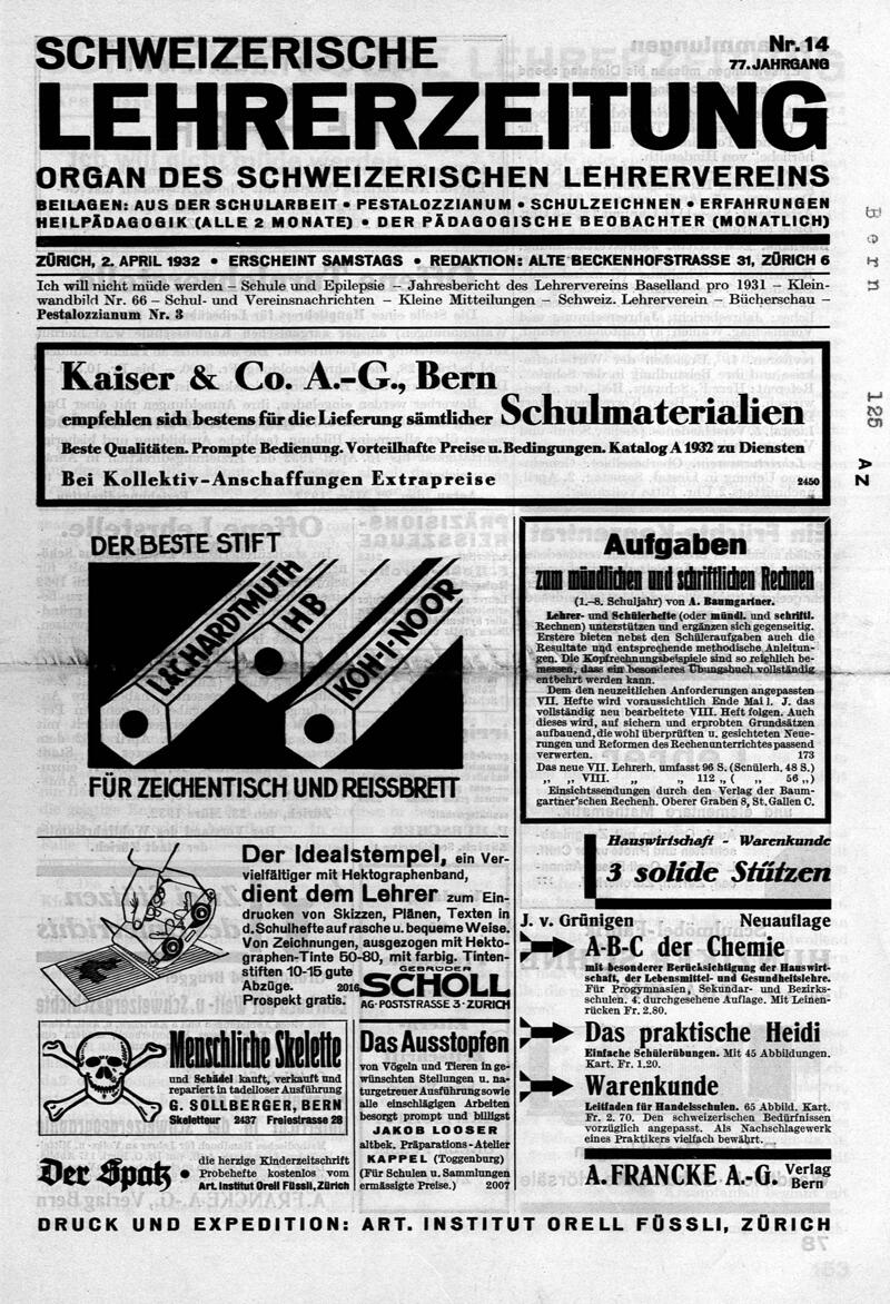 Buchumschlag - Heft 14