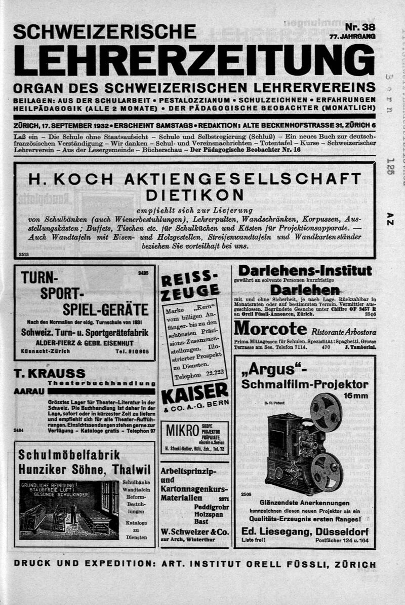 Buchumschlag - Heft 38