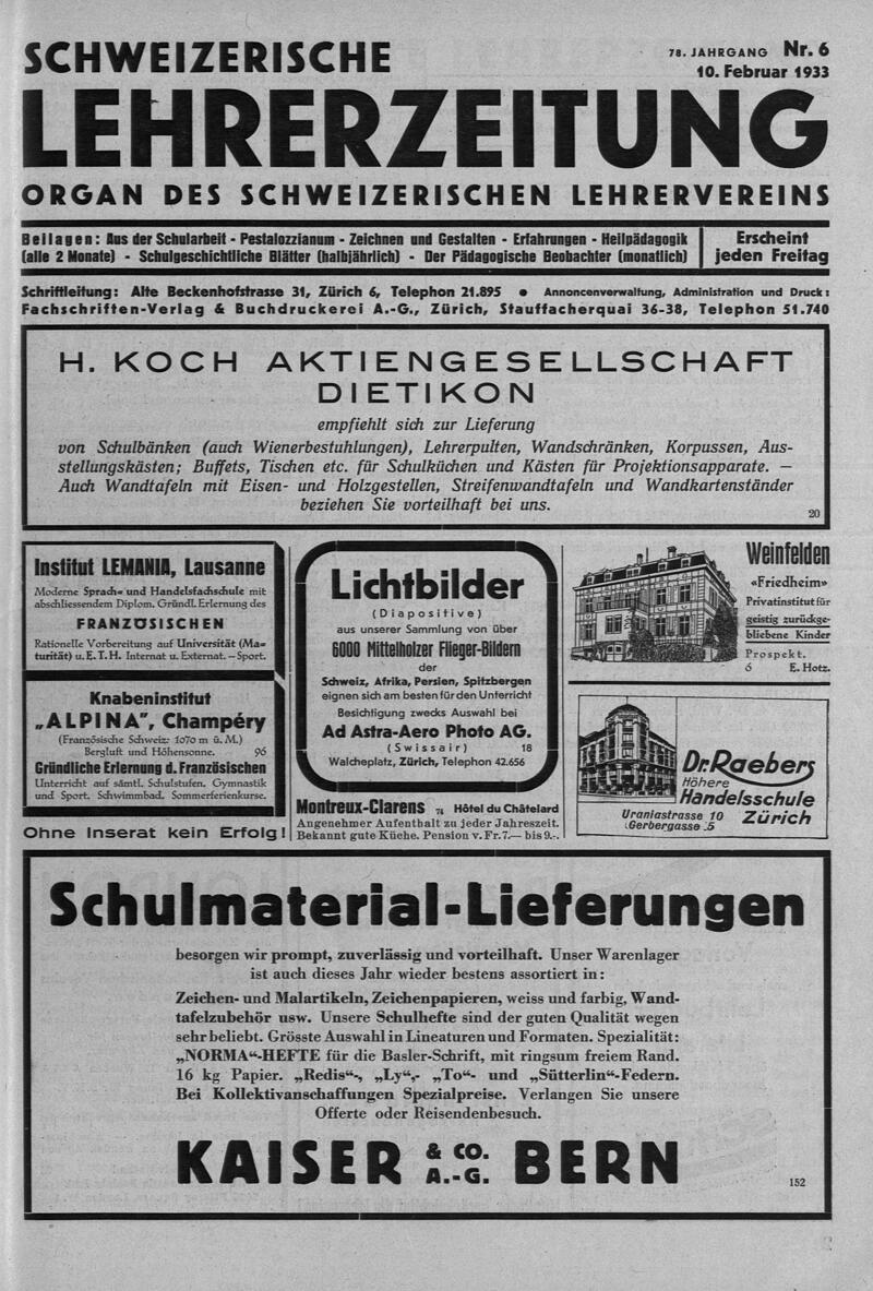 Buchumschlag - Heft 6