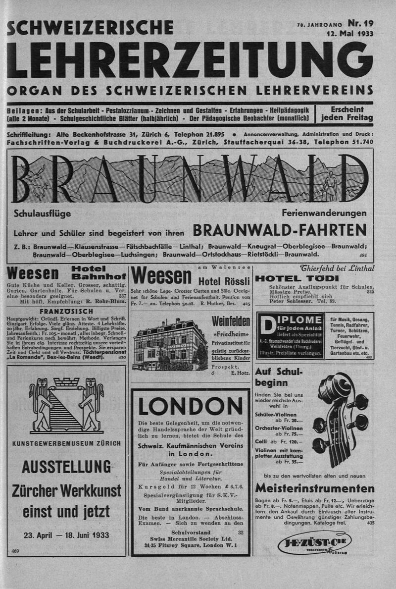 Buchumschlag - Heft 19