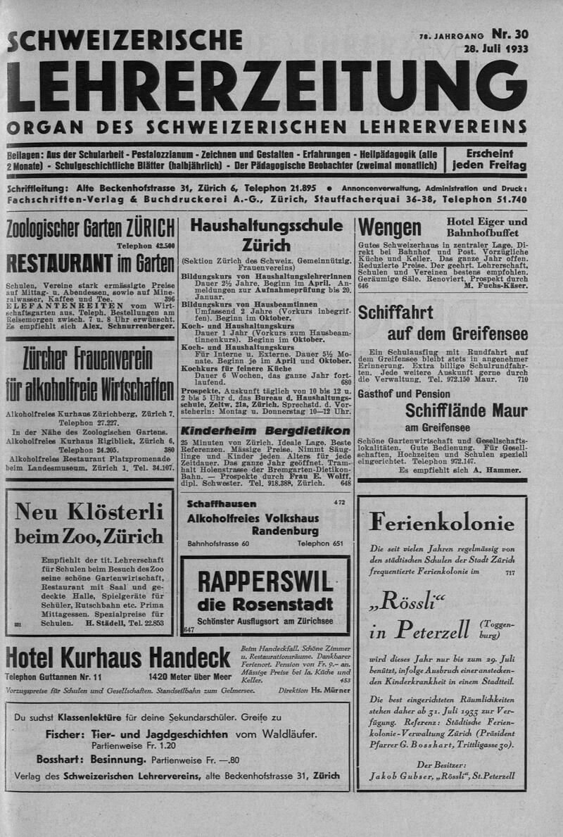 Buchumschlag - Heft 30