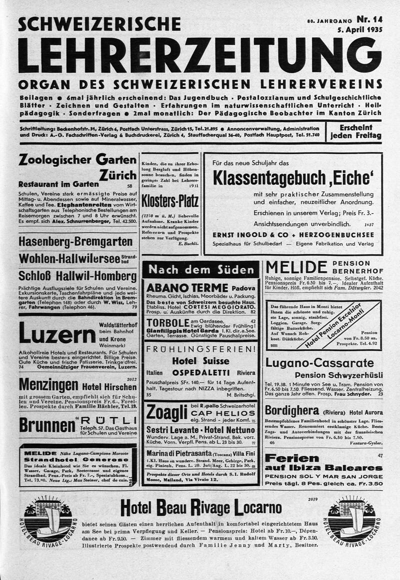 Buchumschlag - Heft 14