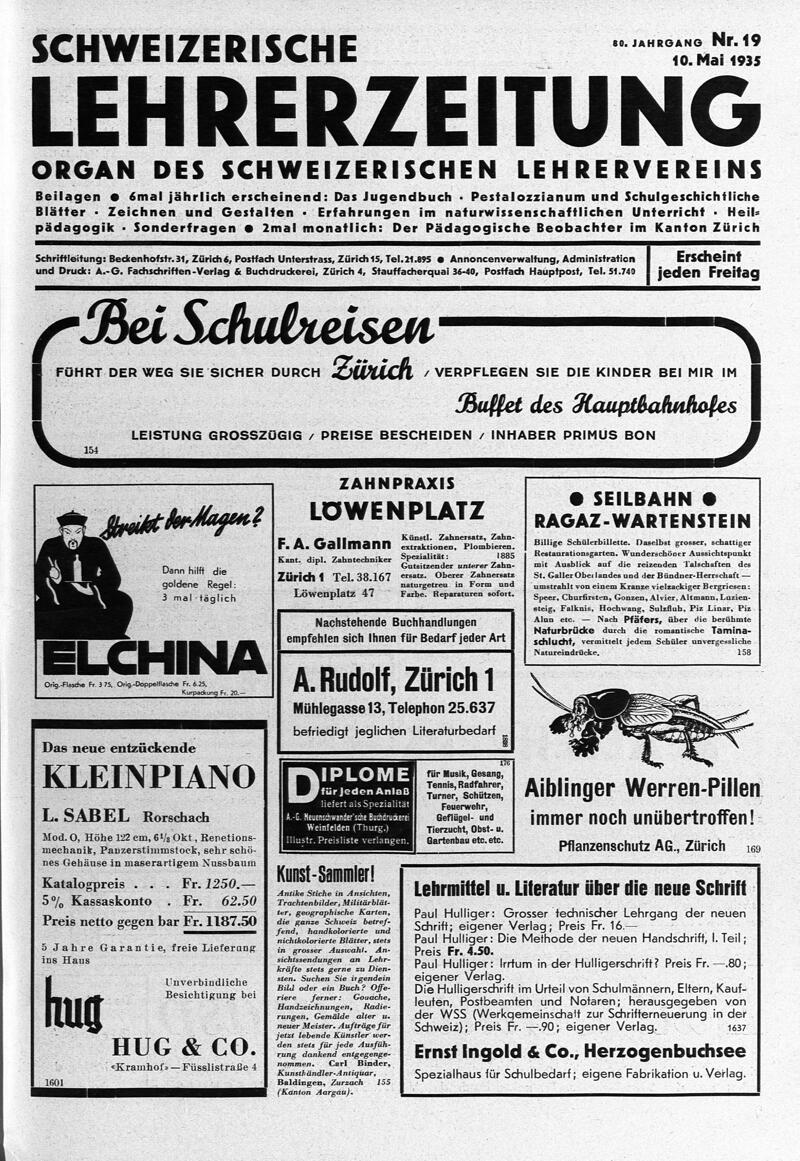 Buchumschlag - Heft 19