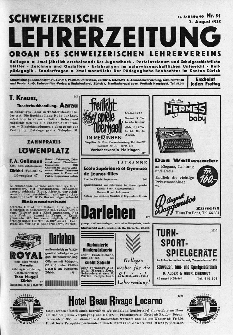 Buchumschlag - Heft 31