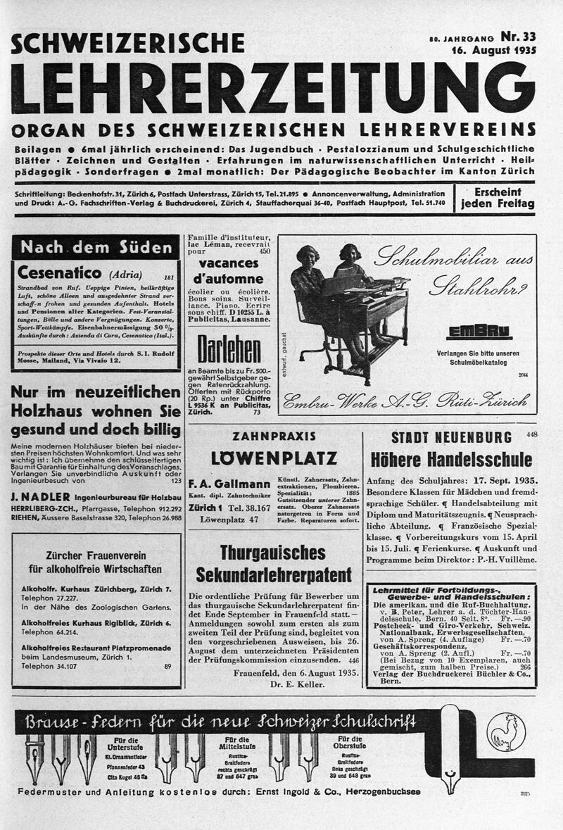 Buchumschlag - Heft 33