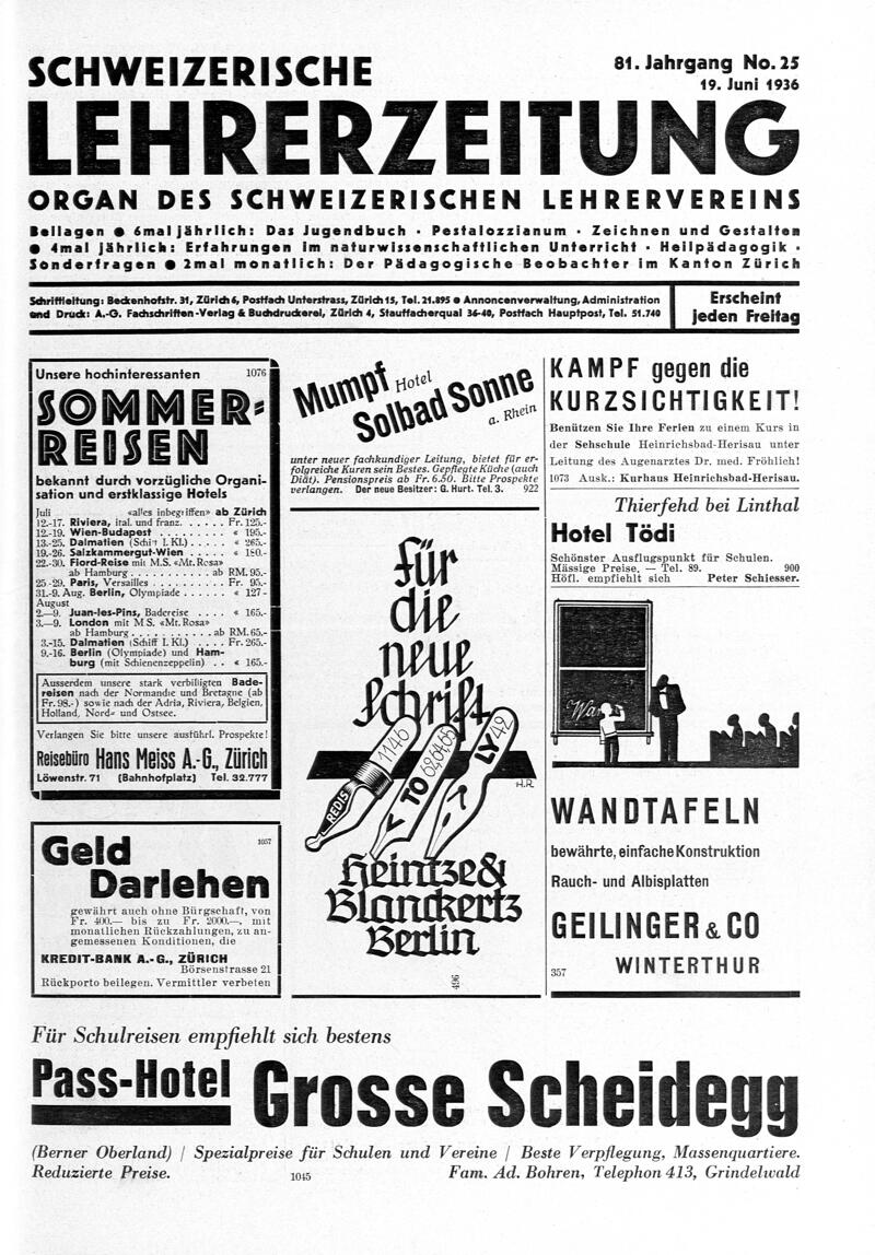 Buchumschlag - Heft 25