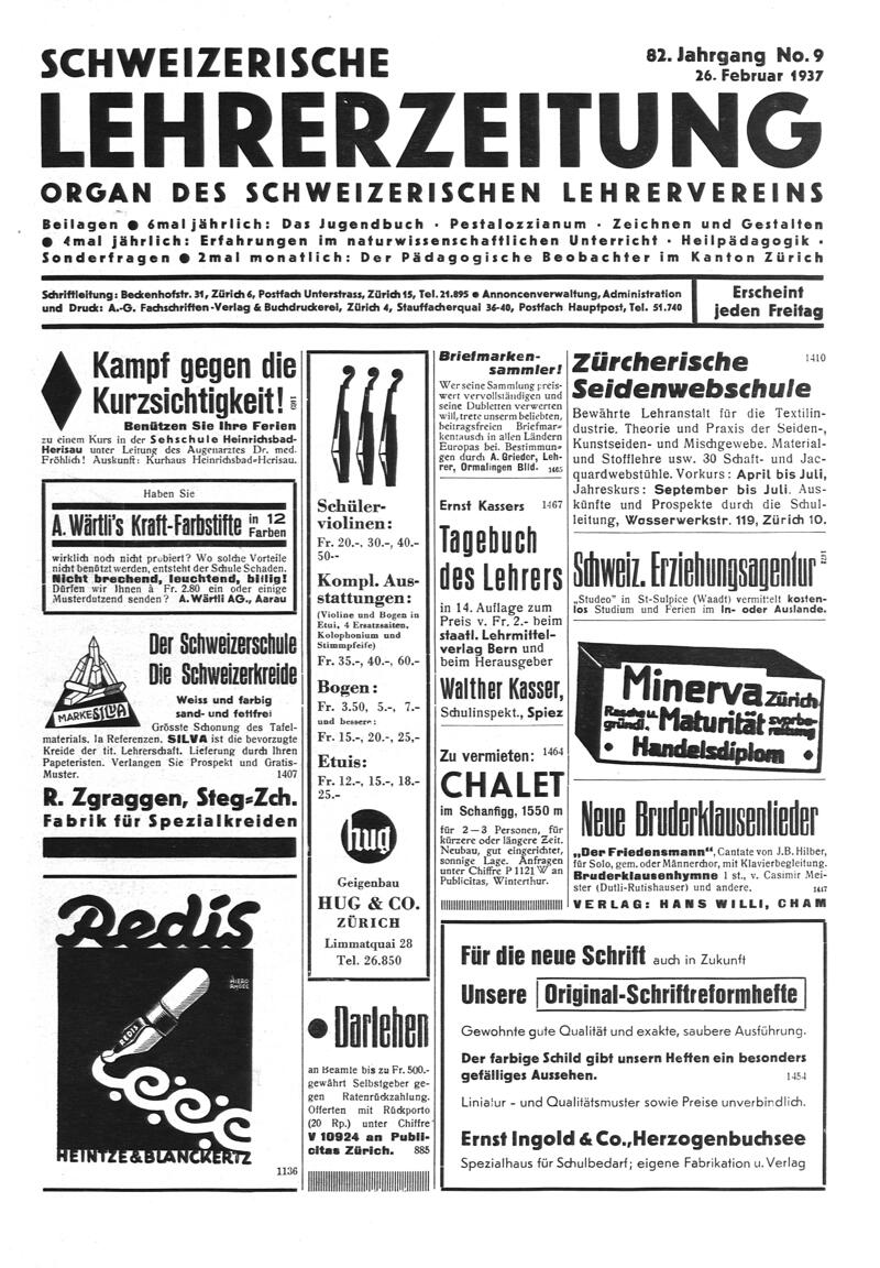 Buchumschlag - Heft 9