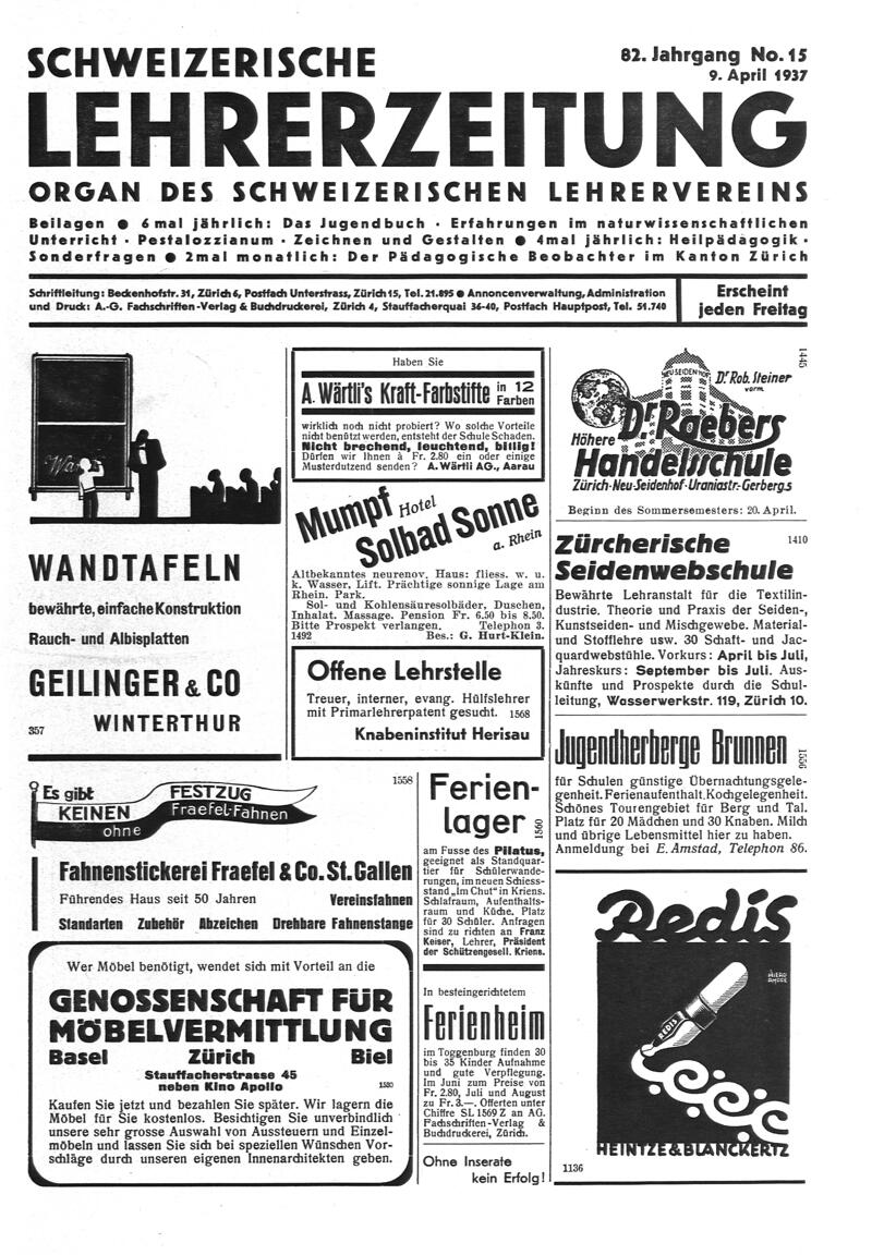 Buchumschlag - Heft 15