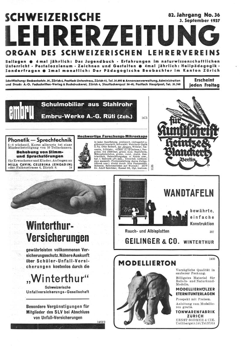 Buchumschlag - Heft 36