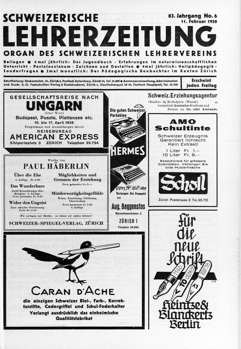 Buchumschlag - Heft 6