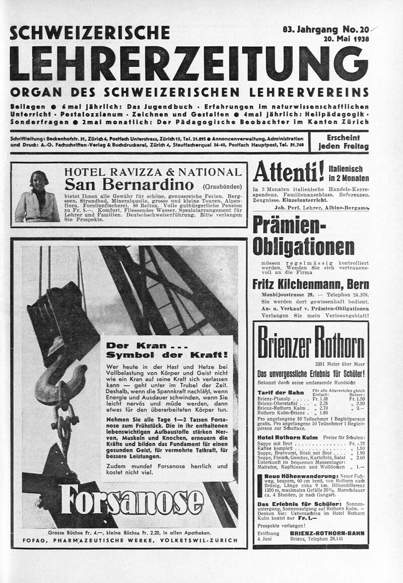 Buchumschlag - Heft 20