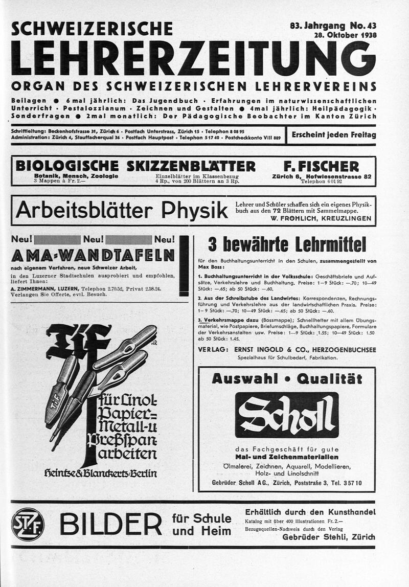Buchumschlag - Heft 43
