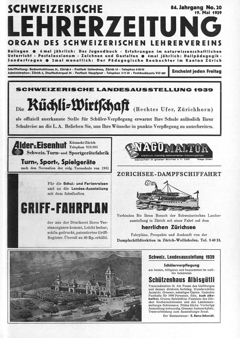 Buchumschlag - Heft 20