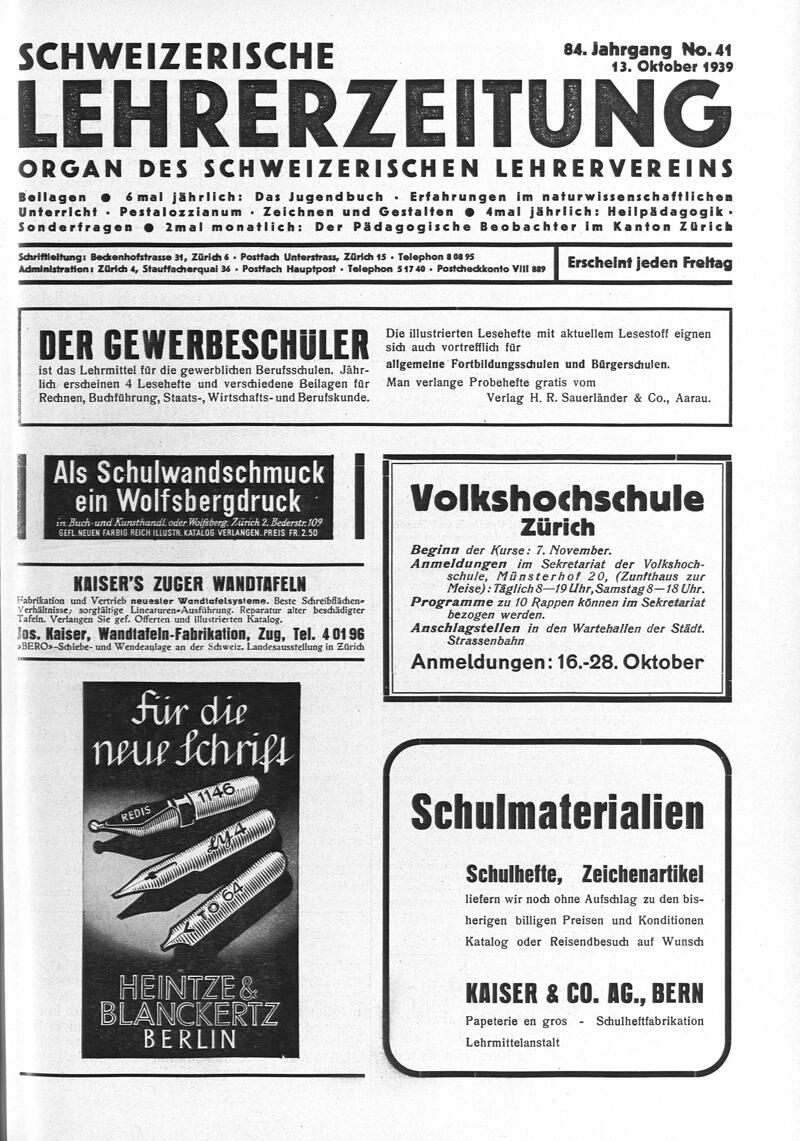 Buchumschlag - Heft 41