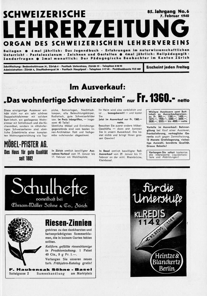 Buchumschlag - Heft 6