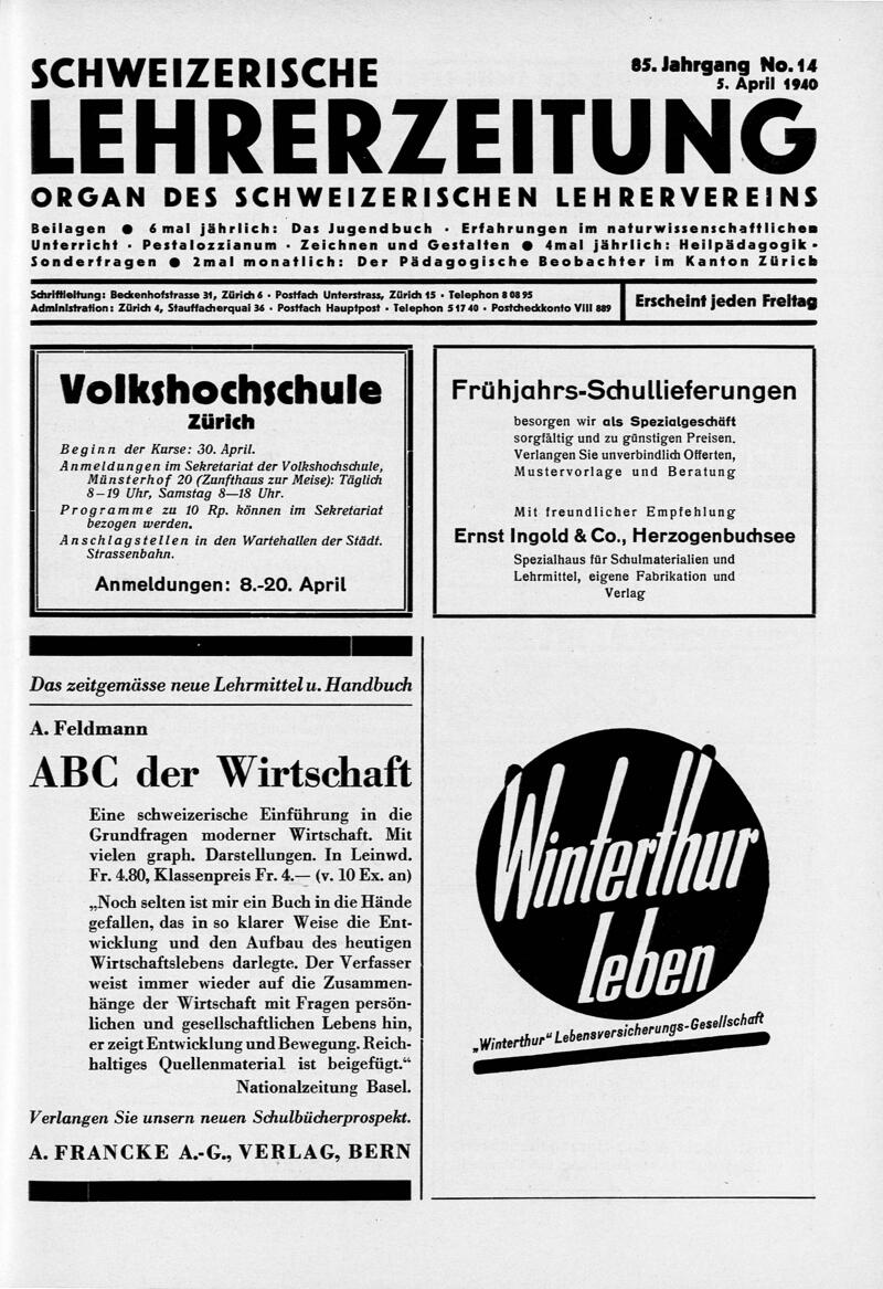 Buchumschlag - Heft 14