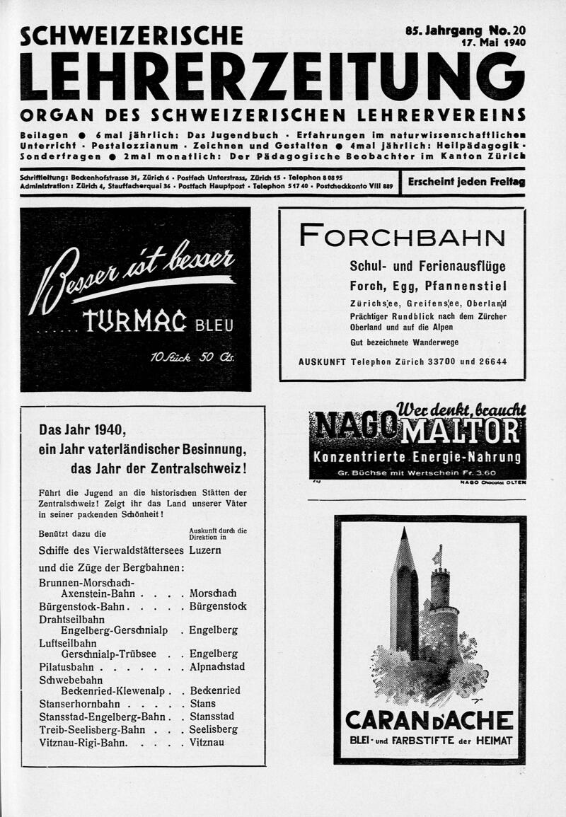 Buchumschlag - Heft 20