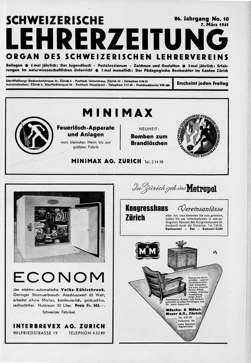 Buchumschlag - Heft 10