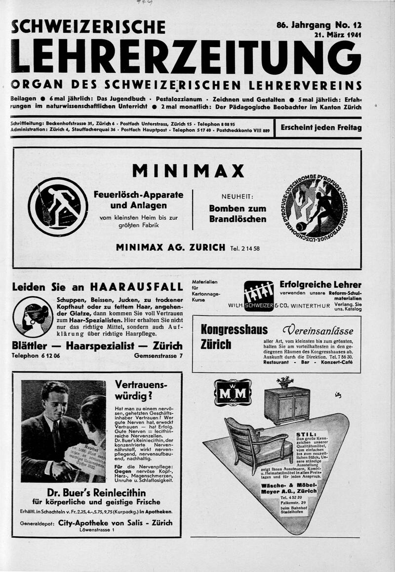 Buchumschlag - Heft 12