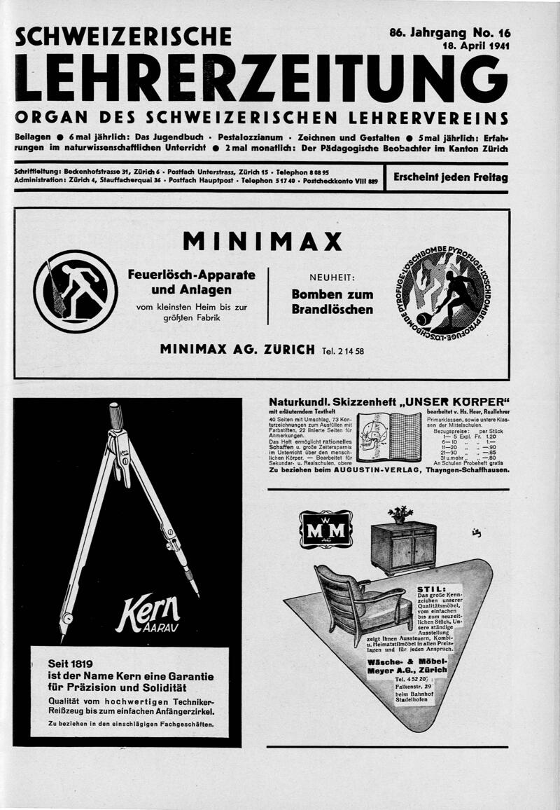 Buchumschlag - Heft 16