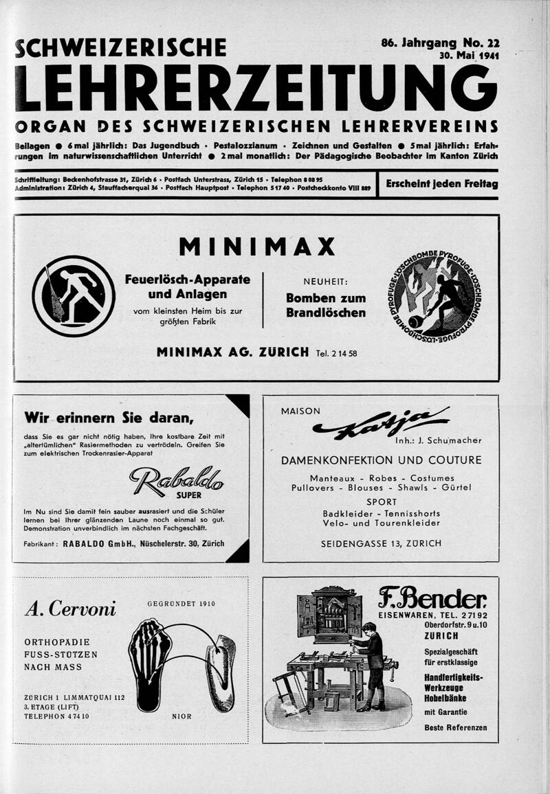 Buchumschlag - Heft 22