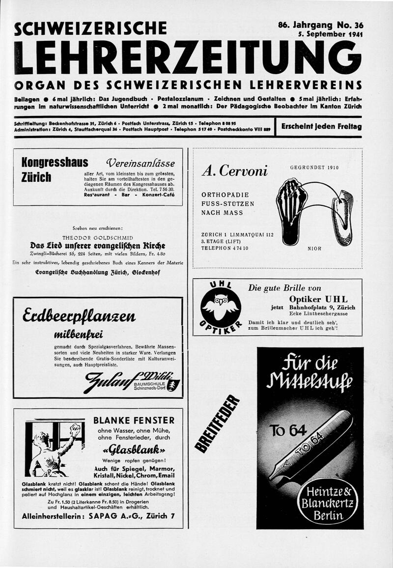 Buchumschlag - Heft 36