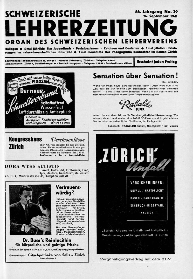 Buchumschlag - Heft 39