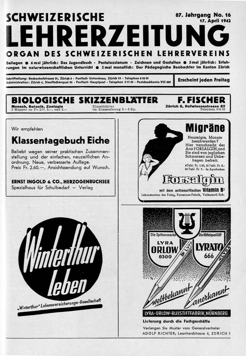 Buchumschlag - Heft 16