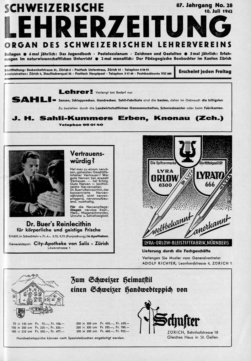 Buchumschlag - Heft 28