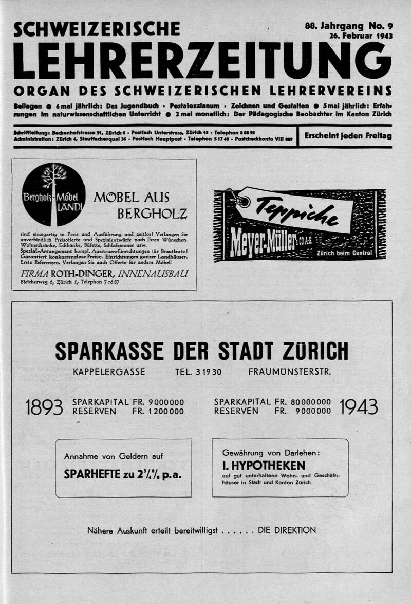 Buchumschlag - Heft 9