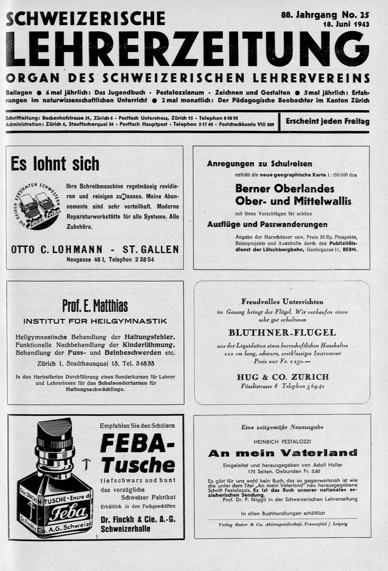 Buchumschlag - Heft 25