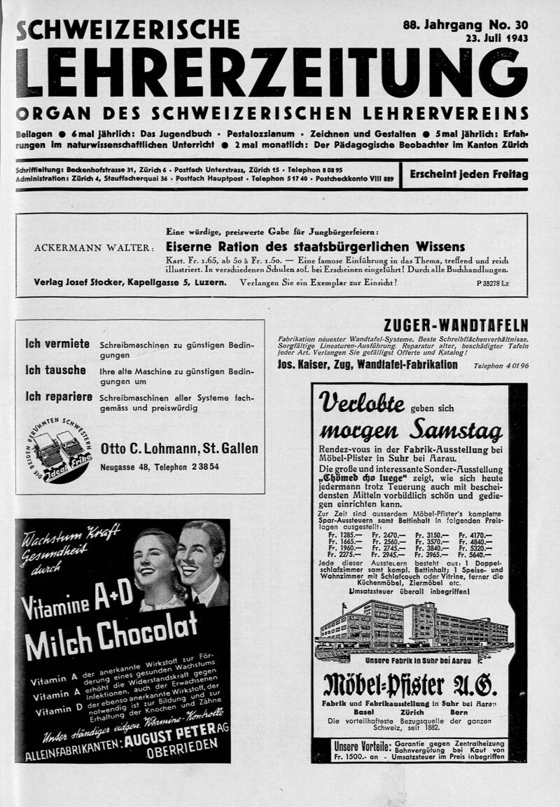 Buchumschlag - Heft 30